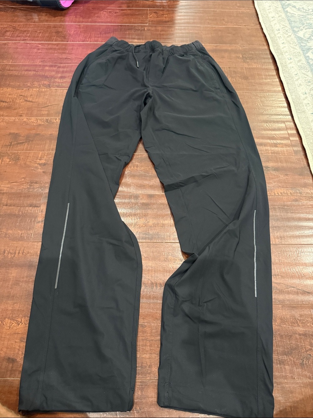 lululemon athletica Black Men's Joggers with Reflective Accents